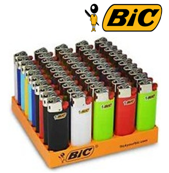 Bic Disposable Lighter * Mini Size * 50 ct / Tray
