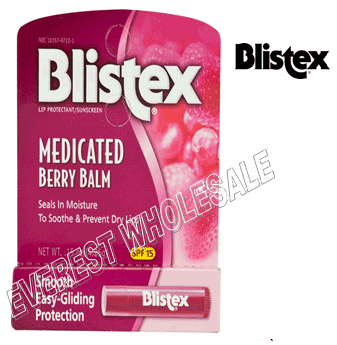 Blistex Medicated Lip Balm * Berry Balm * 24 ct