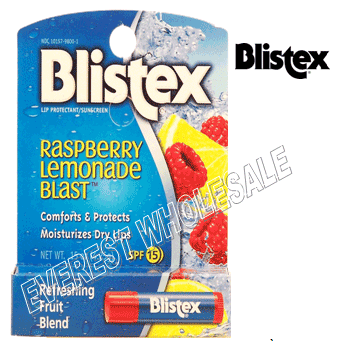 Blistex Medicated Lip Balm * Raspberry Lemonade Blast * 24 ct