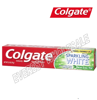 Colgate Tooth Paste 2.5 oz * Sparkling White * 6 pcs