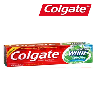 Colgate Sparkling White Mint Zing 8 oz * 12 pcs