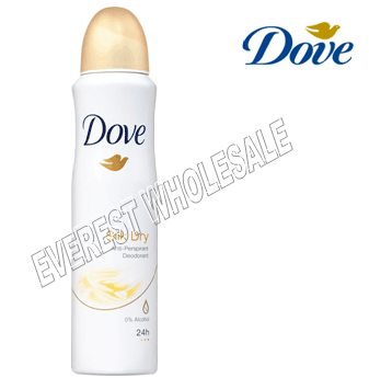 Dove Body Spray For Women 150 ml * Dry Silk * 6 pcs