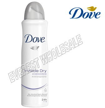 Dove Body Spray For Women 150 ml * Invisible Dry * 6 pcs