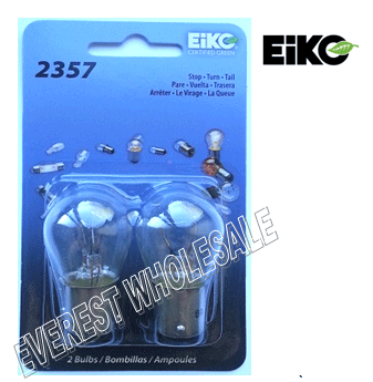 Eiko Car Light Bulbs 2 ct Pack * #2357 * 6 pcs
