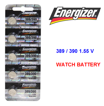 Energizer Watch Battery 389/390 1.55 V * 5 pcs / pack