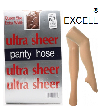 Excell Panty Hose Queen Size Beige * 12 pcs / pack