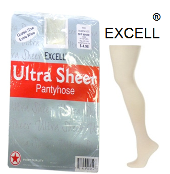 Excell Panty Hose Queen Size Off White * 12 pcs / pack