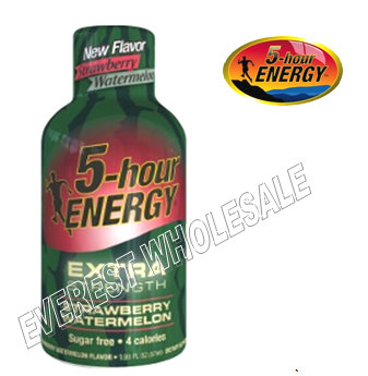 Five Hour Energy Drink * Extra Strength Strawberry-Watermelon * 12 pcs