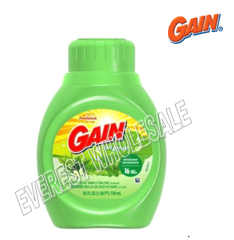 Gain Liquid Detergent 25 Fl Oz * 6 pcs / Case