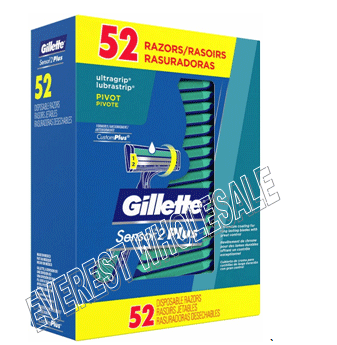 Gillette Sensor 2 Plus Razors * 52 counts
