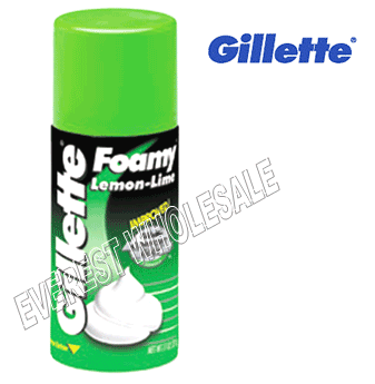 Gillette Shaving Foam Lemon Lime 11 oz * 6 pcs