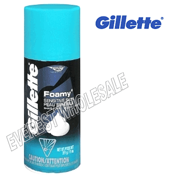 Gillette Shaving Foam Sensitive Skin 11 oz * 6 pcs