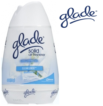 Glade Solid Airfreshener 6 oz * Clean Linen * 12 pcs