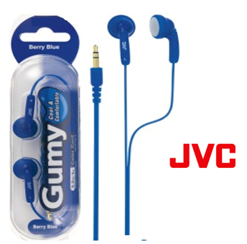 JVC Gumy Earphone * Berry Blue *