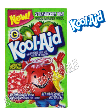 Kool Aid * Strawberry - Kiwi * 48 count