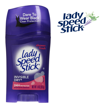 Lady Speed Stick For Women 1.4 oz * Shower Fresh * 6 pcs