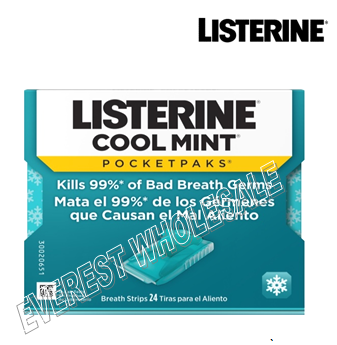 Listerine Mouth Stripe * Cool Mint 24 ct * 12 pcs