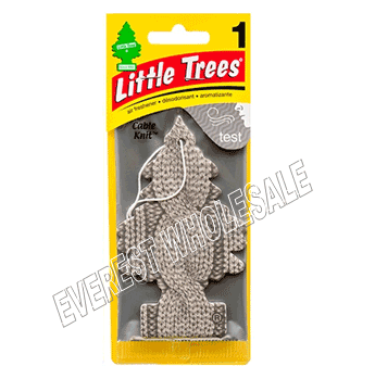 Little Trees Car Freshener * Cable Knit * 1`s x 24 ct