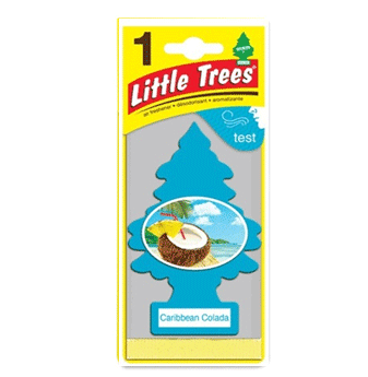 Little Trees Car Freshener * Caribbean Colada * 1`s x 24 ct