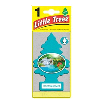 Little Trees Car Freshener * Rainforest Mist * 1`s x 24 ct