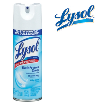 Lysol Air Freshener 12 oz * Crisp Linen * 12 pcs