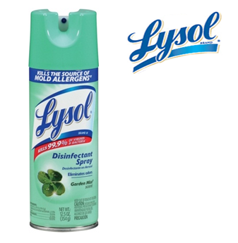Lysol Air Freshener 12 oz * Garden Mist * 12 pcs