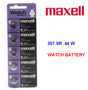 Maxell Watch Battery 357 SR 44 W * 5 pcs / pack