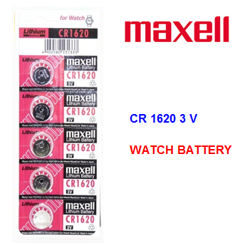 Maxell Watch Battery CR 1620 3V * 5 pcs / pack