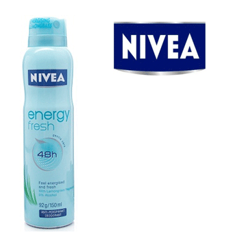 Nivea Body Spray For Women 150 ml * Energy Fresh * 6 pcs