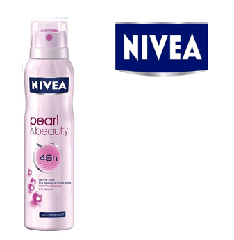 Nivea Body Spray For Women * Pearl & Beauty * 150 ml / 6 pcs