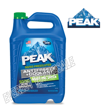 Peak Antifreeze + Coolant Ready to use 1 Gal * 50/50 Prediluted * 6 pcs