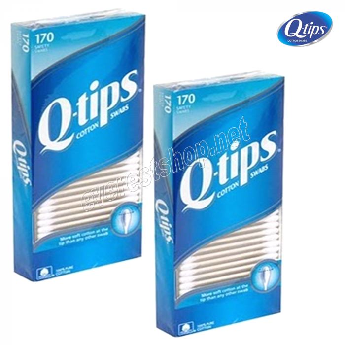 Qtips Cotton Swab 170 ct * 2 pcs - Image 1