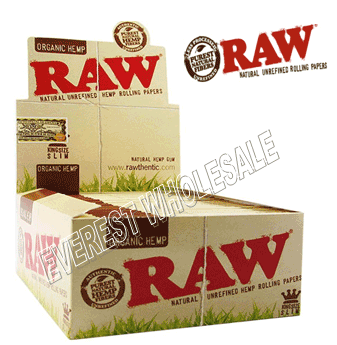 Raw Cigarette Paper Classic Hemp King Size Slim 50 ct