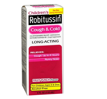 Robitussin Children`s Cold & Cough 4 fl oz / Bottle * 6 Bottles
