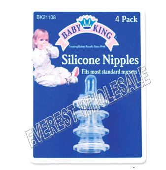 BK Silicone Nipples 4 Pcs Pack * 6 Packs