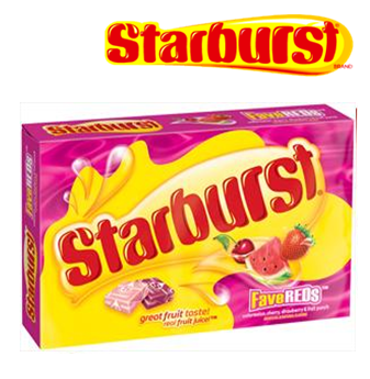 Starburst Candy * Fave Reds * 24 ct