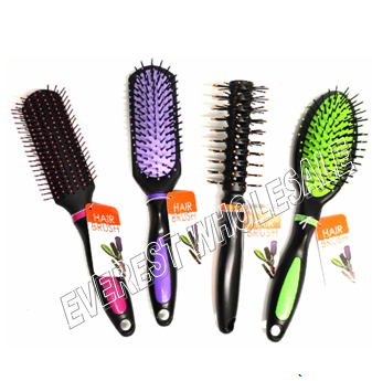 Stylish Hair Brush Assorted Colors * 12 pcs