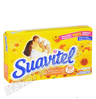 Suavitel Dry Sheets 20 ct * Morning Sun * 15 Boxes / Case