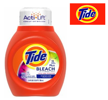 Tide Liquid Laundry Detergent 25 Fl Oz * With Bleach * 6 pcs Case