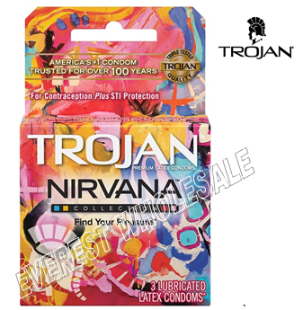 Trojan Condom 3 in Pack * Nirvana * 6 pks