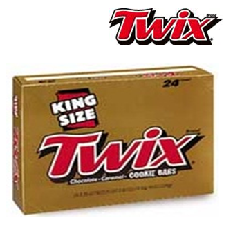 Twix Caramel Chocolate Cookie Bars King Size 24 ct