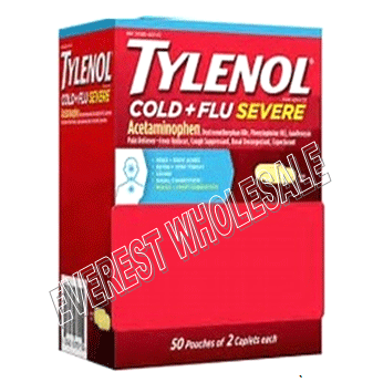 Tylenol Extra Strength * Cold + Flu Severe * 50x2 ct