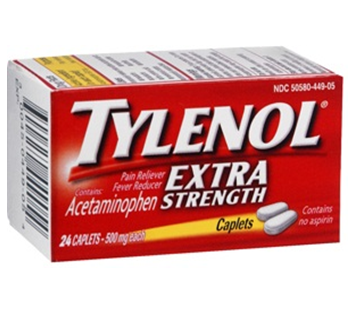 Tylenol Extra Strength 24 Caplets Box * 6 Boxes