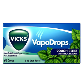 Vicks VapoDrops Cough Relief * Menthol * 20 ct