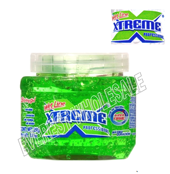 Xtreme Hair Gel 8.8 oz * Green * 6 pcs