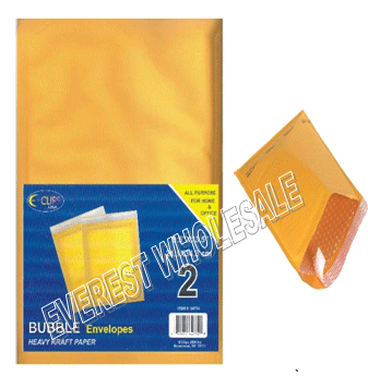 Yellow Bubble Envelope 9 x 13 inches size 2 ct Pack * 12 pcs
