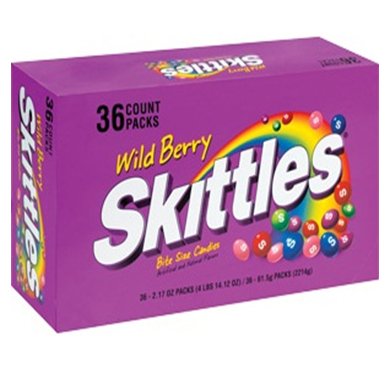Skittles Candy * Wild Berry * 36 ct Pck