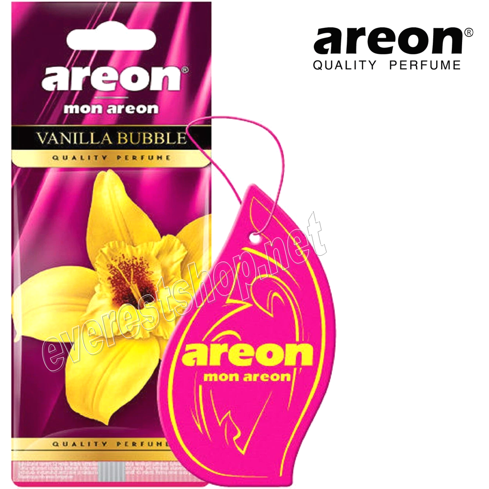 AREON CAR FRESHENER VANILLA BUBBLE Areon Sport Lux Car Air Freshener * Vanilla Bubble * 12 pcs - Image 1