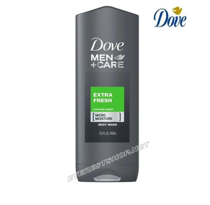 Dove Men + Care Body Wash 13.5 fl oz * Extra Fresh * 2 pcs - Image 1