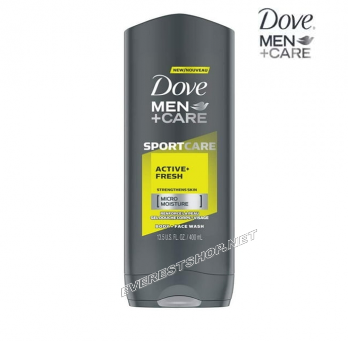 Dove Men + Care Body Wash 13.5 fl oz * Sport * 2 pcs - Image 1